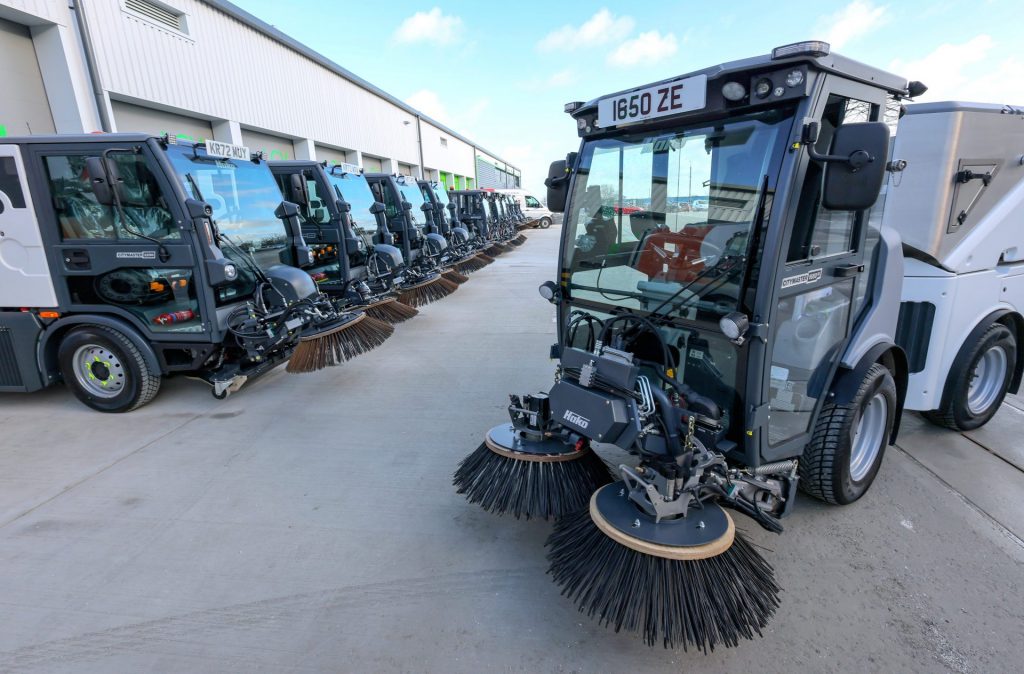 NRG Riverside supplies Hako compact sweepers on contract hire to Sunderland City Council.